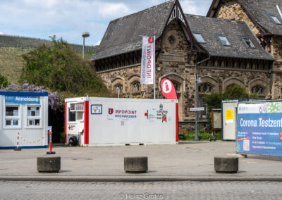 Infopoint in Ahrweiler am Bahnhof