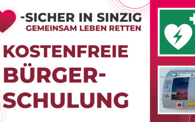 Kostenfreie Bürgerschulung zur sicheren Handhabung eines Defis bei Herznotfällen